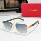 Cartier Classic Fashion Versatile Frameless Sunglasses Glasses Size: 56-19-145