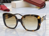 Gucci Fashion Versatile Square Frame Sunglasses Glasses Size: 56-21-142