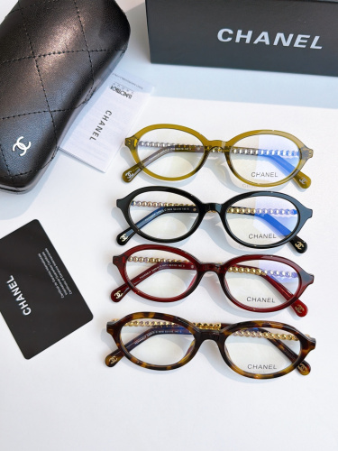 Chanel Fashion Versatile Sunglasses Pearl Glasses Leg Glasses Size: 53-18-140