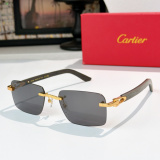 Cartier Classic Fashion Versatile Frameless Sunglasses Glasses Size: 56-19-145