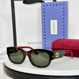 Gucci Fashion Versatile Large Frame Sunglasses Glasses Size: 54-20-145