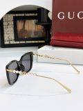 Gucci Classic Fashion Large Frame Sunglasses Glasses Size: 55-19-145