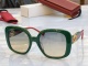Gucci Fashion Versatile Square Frame Sunglasses Glasses Size: 56-21-142