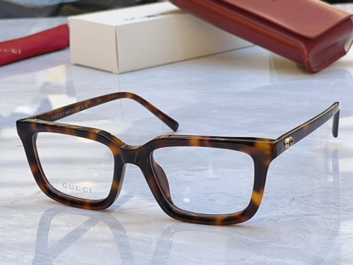 Gucci Fashion Versatile Square Frame Sunglasses Glasses Size: 51-19-145