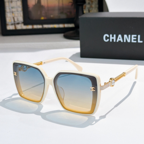 Chanel Fashion Versatile Square Sunglasses Glasses Size: 51-15-145