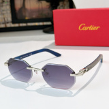 Cartier Classic Fashion Versatile Frameless Sunglasses Glasses Size: 54-19-145