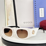 Gucci Fashion Versatile Square Frame Sunglasses Glasses Size: 51-21-140