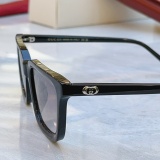 Gucci Fashion Versatile Square Frame Sunglasses Glasses Size: 51-19-145