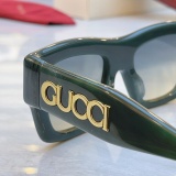 Gucci Fashion Versatile Square Frame Sunglasses Glasses Size: 52-20-140