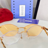 Gucci Fashion Versatile Frameless Sunglasses Glasses Size: 59-13-145