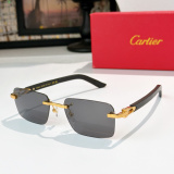 Cartier Classic Fashion Versatile Frameless Sunglasses Glasses Size: 56-19-145