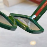 Gucci Fashion Versatile Square Frame Sunglasses Glasses Size: 52-22-145