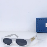 Gucci Fashion Versatile Square Sunglasses Glasses Size: 53-17-140