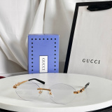 Gucci Fashion Versatile Frameless Sunglasses Glasses Size: 58-17-145