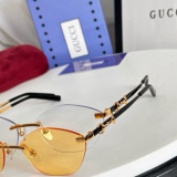 Gucci Fashion Versatile Frameless Sunglasses Glasses Size: 59-13-145