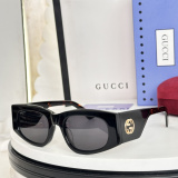 Gucci Fashion Versatile Square Frame Sunglasses Glasses Size: 51-21-140