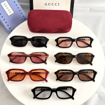 Gucci Fashion Versatile Square Frame Sunglasses Glasses Size: 50-18-140