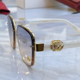 Gucci Fashion Versatile Square Frame Sunglasses Glasses Size: 62-14-145