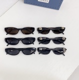 Gucci Fashion Versatile Oval Sunglasses Glasses Size: 52-17-140