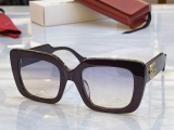 Gucci Fashion Versatile Square Frame Sunglasses Glasses Size: 52-22-145