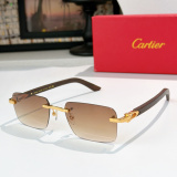 Cartier Classic Fashion Versatile Frameless Sunglasses Glasses Size: 56-19-145