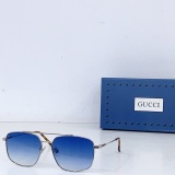 Gucci Fashion Versatile Square Sunglasses Glasses Size: 59-16-145