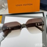 Louis Vuitton Fashion Frameless Sunglasses Glasses Size: 65-13-145