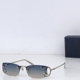 Prada Fashion Versatile Square Frame Sunglasses Glasses Size: 52-20-135