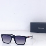 Prada Fashion Versatile Square Frame Sunglasses Glasses Size: 56-18-145