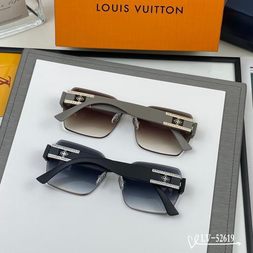 Louis Vuitton Fashion Frameless Sunglasses Glasses Size: 65-13-145