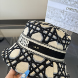 Dior New Fashion Versatile Sunshade Fisherman's Hat 57CM