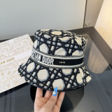 Dior New Fashion Versatile Sunshade Fisherman's Hat 57CM