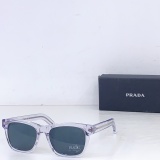 Prada Fashion Versatile Square Frame Sunglasses Glasses Size: 54-19-145