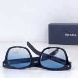Prada Fashion Versatile Square Frame Sunglasses Glasses Size: 54-19-145