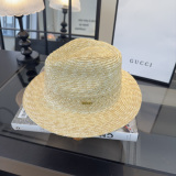 Gucci Fashion Straw Hat Sunshade Straw Hat 57CM