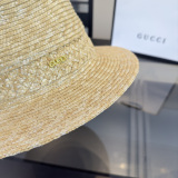 Gucci Fashion Straw Hat Sunshade Straw Hat 57CM