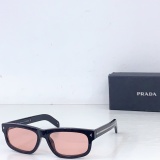 Prada Fashion Versatile Square Frame Sunglasses Glasses Size: 55-18-145
