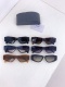 Prada Fashion Personalized Square Frame Sunglasses Glasses Size: 52-19-145