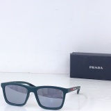 Prada Fashion Versatile Square Frame Sunglasses Glasses Size: 56-18-145