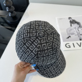 Givenchy Couple Fashion Versatile Embroidered Logo Sunshade Duck Tongue Hat Baseball Hat
