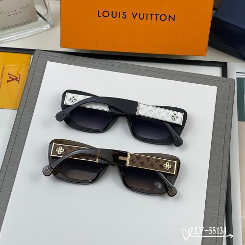 Louis Vuitton Fashion Square Frame Sunglasses Glasses Size: 65-13-145