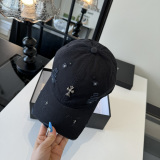 Chrome Hearts Couple's Versatile Sunshade Duck Tongue Hat Baseball Hat 57CM