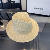Gucci Fashion Straw Hat Sunshade Straw Hat 57CM