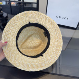 Gucci Fashion Straw Hat Sunshade Straw Hat 57CM