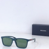 Prada Fashion Versatile Square Frame Sunglasses Glasses Size: 56-18-145