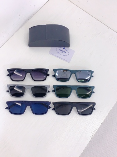 Prada Fashion Versatile Square Frame Sunglasses Glasses Size: 56-18-145