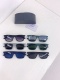 Prada Fashion Versatile Square Frame Sunglasses Glasses Size: 56-18-145
