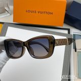 Louis Vuitton Fashion Square Frame Sunglasses Glasses Size: 65-13-145