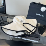 Chanel Fashion Large Brimmed Fisherman's Sunshade Hat