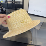 Gucci Fashion Straw Hat Sunshade Straw Hat 57CM